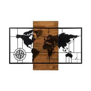 World map wıth compass kép