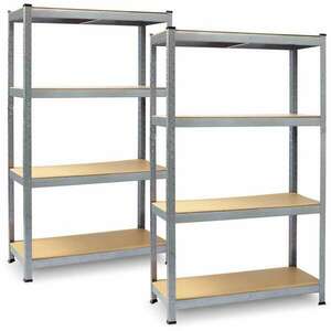 Plonos Fém ipari polcrendszer MDF lapokkal, 2db 150x75x30cm - 540... kép