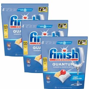 Finish Quantum All in 1 Lemon Mosogatógép kapszula 3x120db + Aján... kép