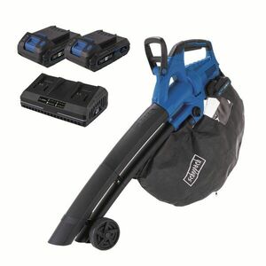 Scheppach BC-BLV720-X-SET S2 2x20V IXES akkus lombszívó/-fúvó 4 a... kép