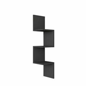 Hanah Home Wall Shelf Anthracite Zikzak - Anthracite kép