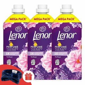 Lenor Floral Bouquet Textilöblítő 261 mosás 3x1827ml + Ajándék Le... kép