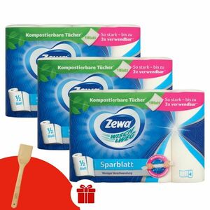 Zewa Wisch & Weg Sparblatt 2 rétegű Háztartási papírtörlő 3x4... kép