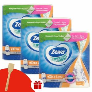 Zewa Wisch & Weg Extra Lang Design 2 rétegű Háztartási papírt... kép