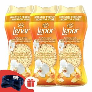 Lenor Gold Orchid Parfümgyöngyök 3x195g + AJándék Lenor Hajpánt kép