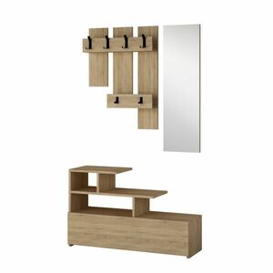 Hanah Home Hall Stand Oak Vesty - Oak, Oak kép