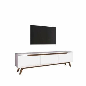 Hanah Home TV Stand White Walnut D1 - 794 kép