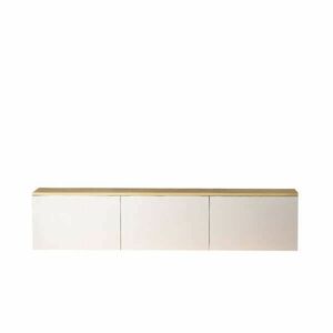 Hanah Home TV Stand White Oak Neon - White v2 kép