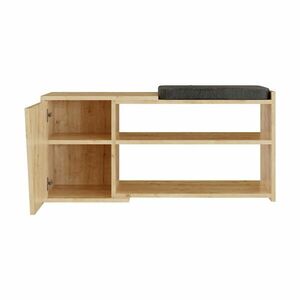 Hanah Home Shoe Cabinet Oak Fiona - Oak kép