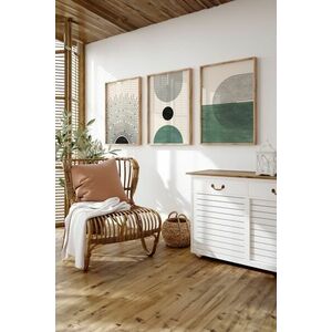 Wallity Decorative Framed MDF Painting (3 Pieces) Multicolor Arts... kép
