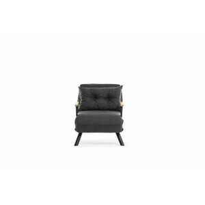 Atelier Del Sofa 1 személyes Sando egyszemélyes kanapéágy, sötétszürke kép