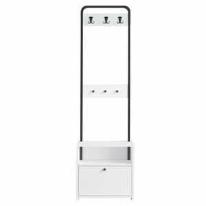 Hanah Home Hall Stand White Black Tina kép