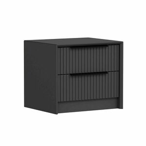 Hanah Home Antracit Kale Luxe Soft Éjjeliszekrény - 4799 kép