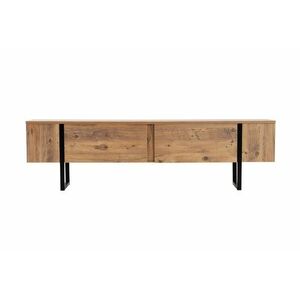 Hanah Home TV Stand Atlantic Pine Black Serenity - Atlantic Pine, Black kép