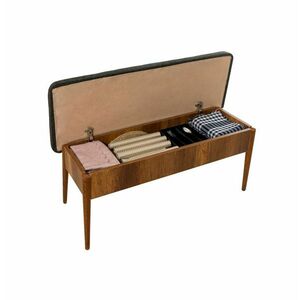 Hanah Home Bench Walnut Anthracite Vina Bench Anthracite, Walnut kép