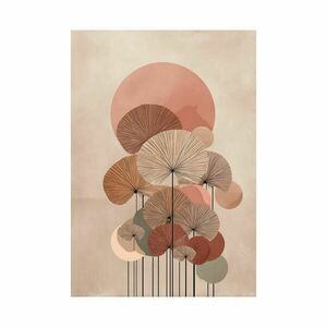 Wallity Decorative Framed MDF Painting Multicolor Mp-00110 - 50 x 70 kép