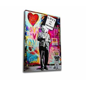 Wallity Decorative Canvas Painting Multicolor WY356 (50 x 70) kép