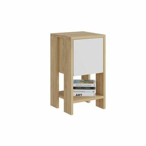 Hanah Home Nightstand Sapphire Oak White Ema - Sapphire Oak, White kép