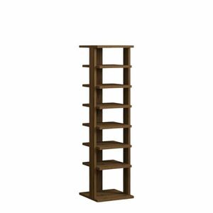 Hanah Home Shoe Cabinet Walnut Ayka - Walnut kép