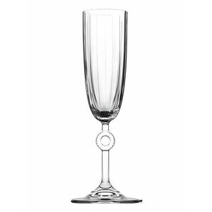 Hermia Champagne Glass Set (6 Pieces) Transparent Amore-SB - 150 kép