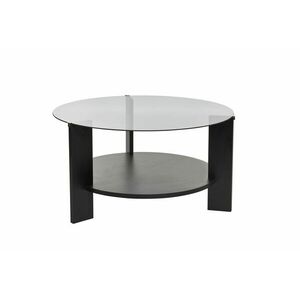Hanah Home Coffee Table Wood Black Fume Clara - Wood Black, Fume kép