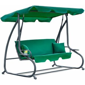 Funfit Garden Deluxe dönthető kerti Hintaágy - zöld kép