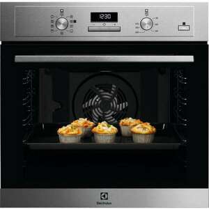 Electrolux EOD3H70X Beépíthető sütő, 72L, SteamBake, LED kijelző, ... kép