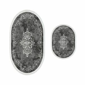 L'essentiel Maison Bathmat Set (2 Pieces) Grey 410616 - O - Grey kép