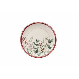 Hermia Service Plate Set (6 Pieces) Multicolor Xmas Cherry kép