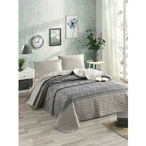 L'essentiel Maison Single Bedspread Set Grey Dark Grey Creat... kép
