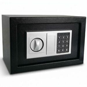 Pepita számzáras elektronikus Széf XL 25x35x25 cm - Fekete kép