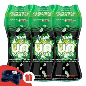 Lenor Unstoppables Scent of Ariel Parfümgyöngyök 3x195g + AJándék... kép