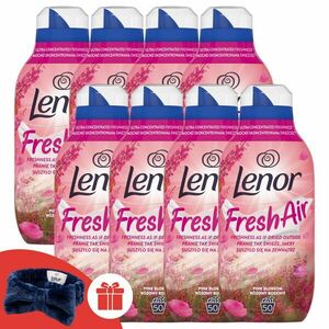 Lenor Fresh Air Pink Blossom Öblítő 400 mosás 8x700ml + AJándék L... kép