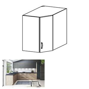 LANGEN szürke mdf felső sarok konyhaszekrény 60cm kép