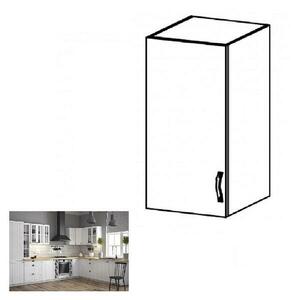 PROVANCE fehér mdf felső konyhaszekrény balos 30cm kép