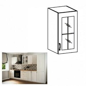 SICILIA II fehér mdf felső konyhaszekrény jobbos 30cm kép