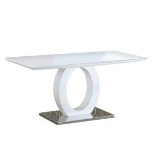 ZARNI fehér mdf étkezőasztal 150cm kép