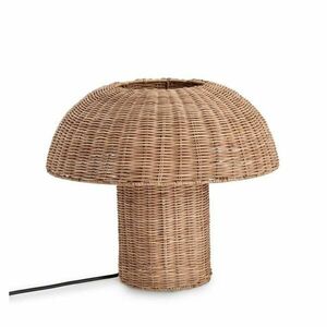 IRELE taupe rattan asztali lámpa kép