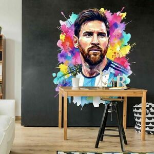 Dizájner tapéta gyerekszobába – Messi kép