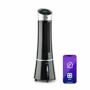 Klarstein Skyscraper Ice Smart, 4 az 1-ben, léghűtő és ventilátor, WiFi, 180m³/ó, távirányítóval kép