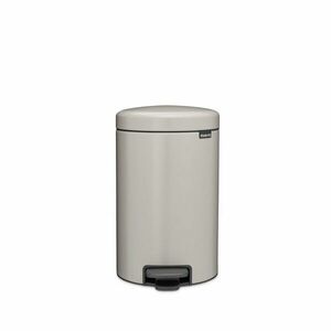 Világosszürke acél pedálos szemetes 12 l NewIcon – Brabantia kép