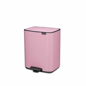 Rózsaszín acél pedálos szemetes 12 l Bo – Brabantia kép