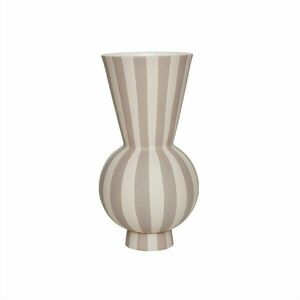 Bézs kőedény kézzel készített váza (magasság 28 cm) Toppu – OYOY Living Design kép