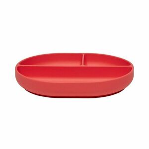 Piros szilikon gyerek tányér 17x21, 5 cm Enkei – OYOY Mini kép