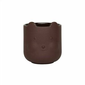 Terrakotta kézzel készített kaspó ø 9 cm Bear – OYOY Mini kép