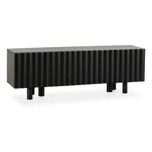 Fekete mangófa TV-állvány 160x55x40 cm Tamira – MOME kép