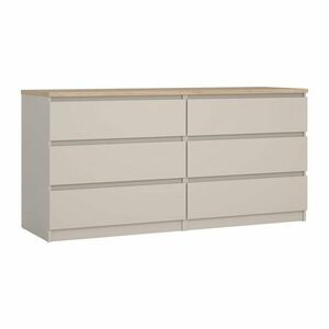 Krémszínű komód 154x76x50 cm Naia – Tvilum kép