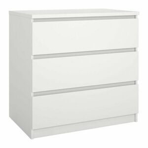 Fehér komód 77x76x50 cm Naia – Tvilum kép