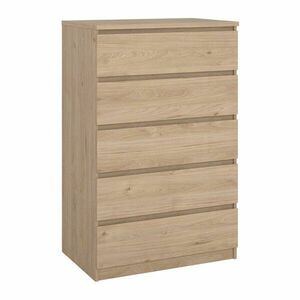 Natúr színű komód tölgyfa dekorral 77x121x50 cm Naia – Tvilum kép