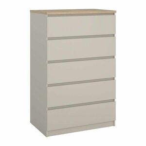 Krémszínű komód 77x121x50 cm Naia – Tvilum kép
